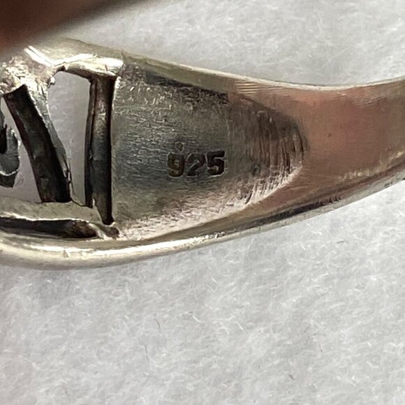 Sterling Silver 925 Celtic Knot Unisex 11MM Wide Band Ring Sz 12 - Picture 8 of 15